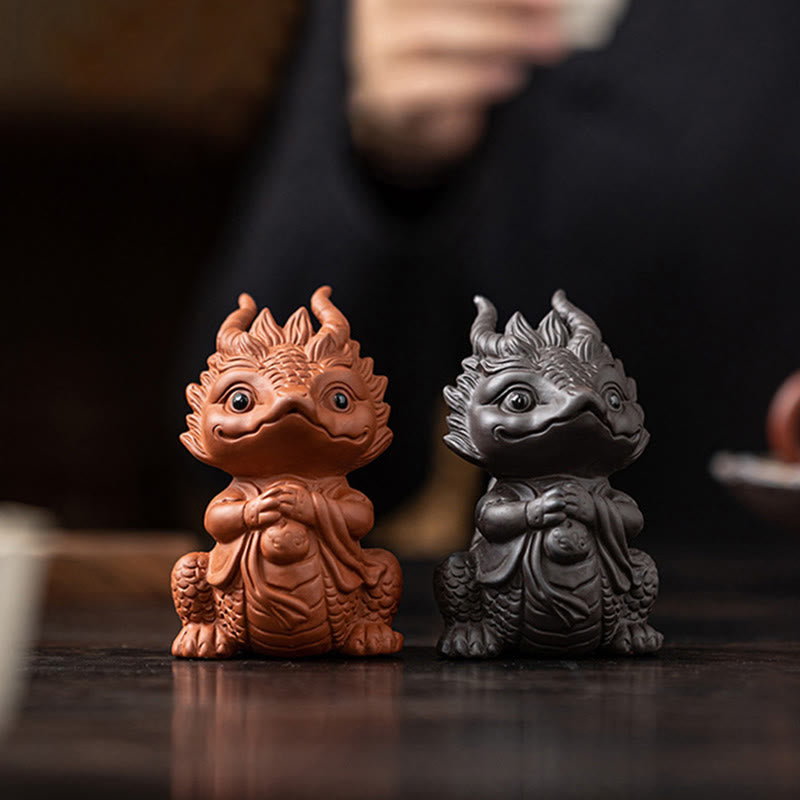 Figurine en argile violette Buddha Stones bonheur et une richesse - image 15