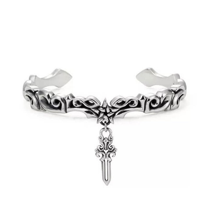 Bracelet jonc en cuivre tressé torsadé de style viking Buddha Stones et motif viking. - image 5