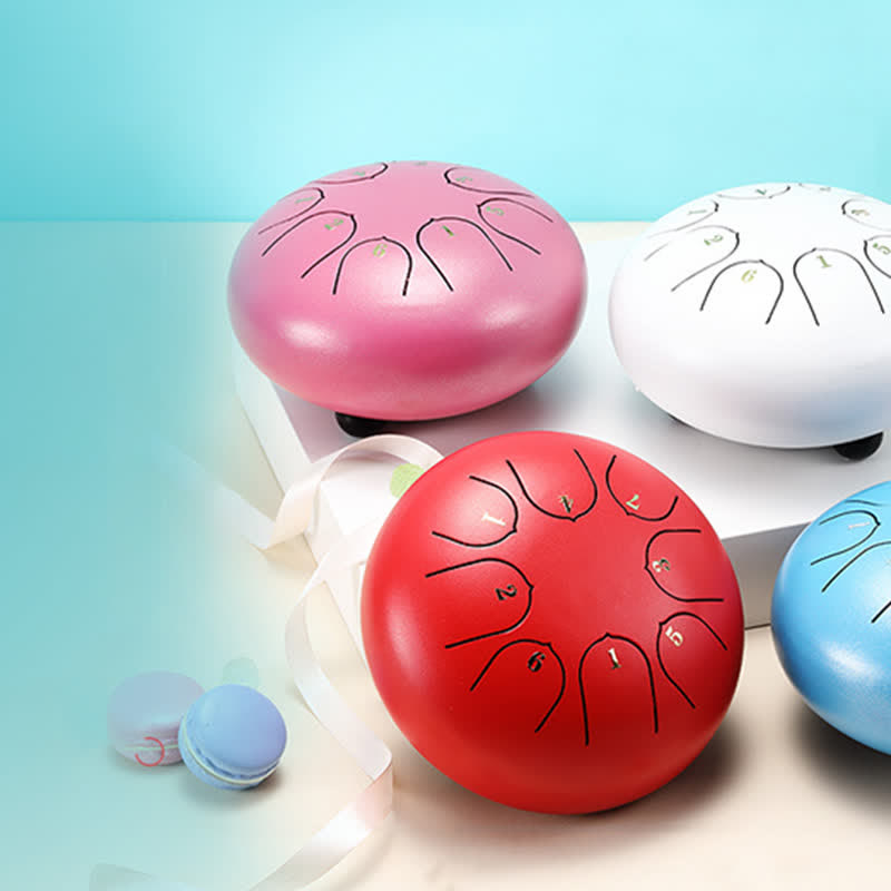Buddha Stones Kit de batterie de yoga et de méditation avec tambour à langue en acier