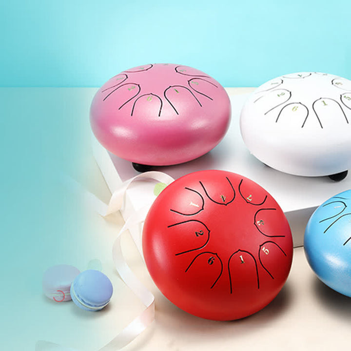 Buddha Stones Kit de batterie de yoga et de méditation avec tambour à langue en acier