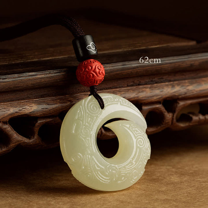 Collier pendentif porte-bonheur en jade , Buddha Stones, boucle de paix, petite feuille, bois de santal rouge, cinabre, agate