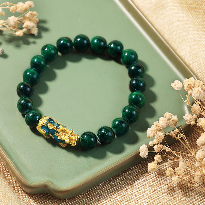 Bracelet de protection en jade FengShui PiXiu Buddha Stones