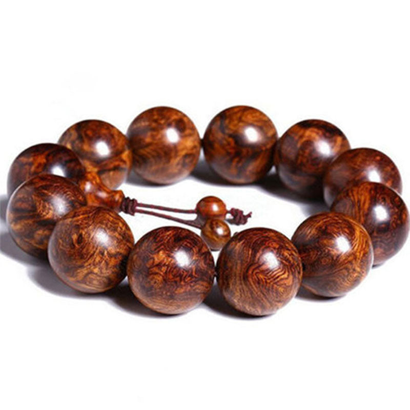 Bracelet de chaleur en bois de rose tibétain Buddha Stones (type aléatoire) - image 6