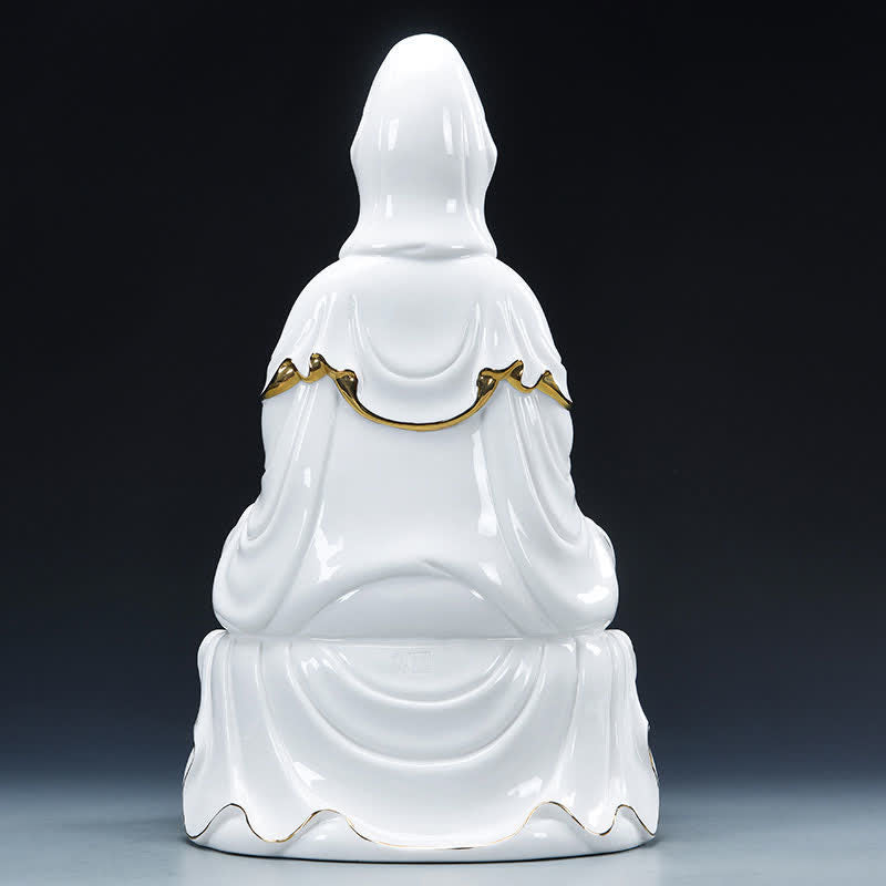 Statue en céramique du succès du Bodhisattva Avalokitesvara de Chenrezig, décoration de la maison - image 6