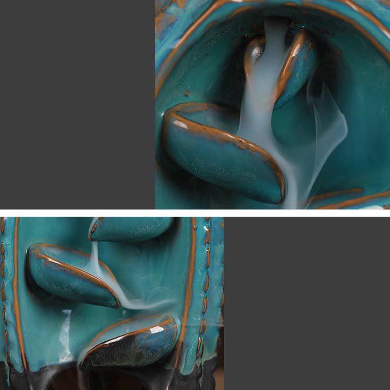 Brûleur d'encens à reflux en céramique Cactus Healing Smoke Fountain - image 4