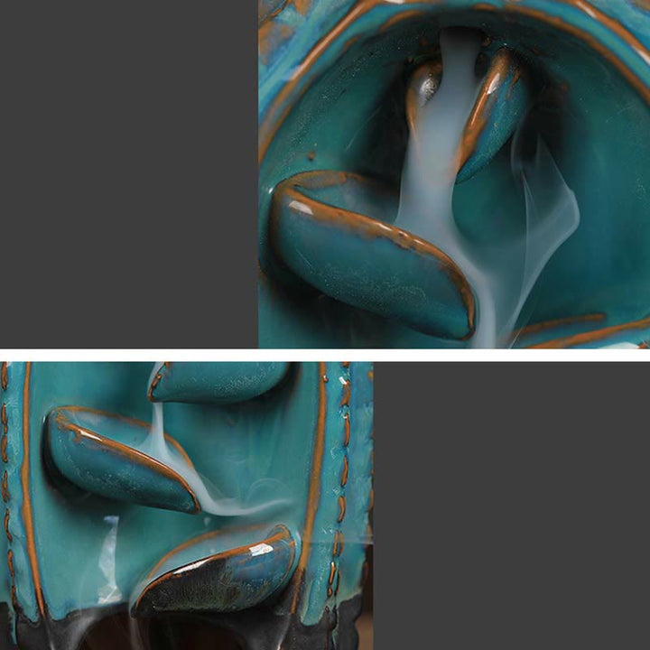 Brûleur d'encens à reflux en céramique Cactus Healing Smoke Fountain - image 4