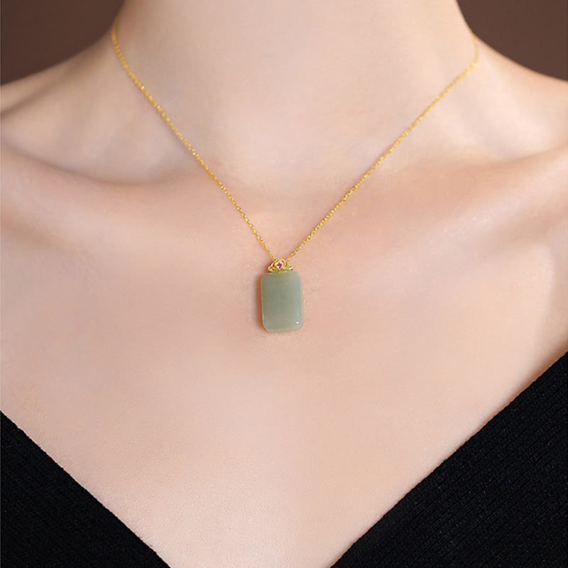 Collier pendentif papillon Bouddha rieur en argent sterling 925 avec jade Hetian naturel cyan - image 44