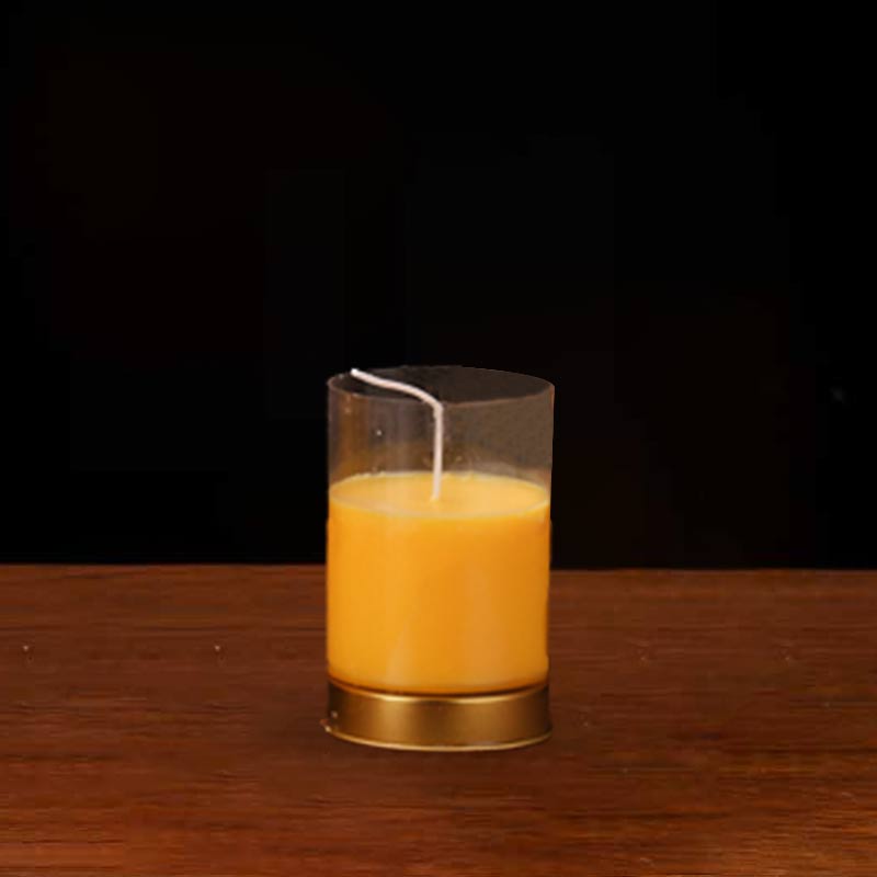 Bougie d'autel de prière de méditation Objets d'utilisation pour rituels de temple bouddhiste - Jaune - Petit (1 jour) - image 12