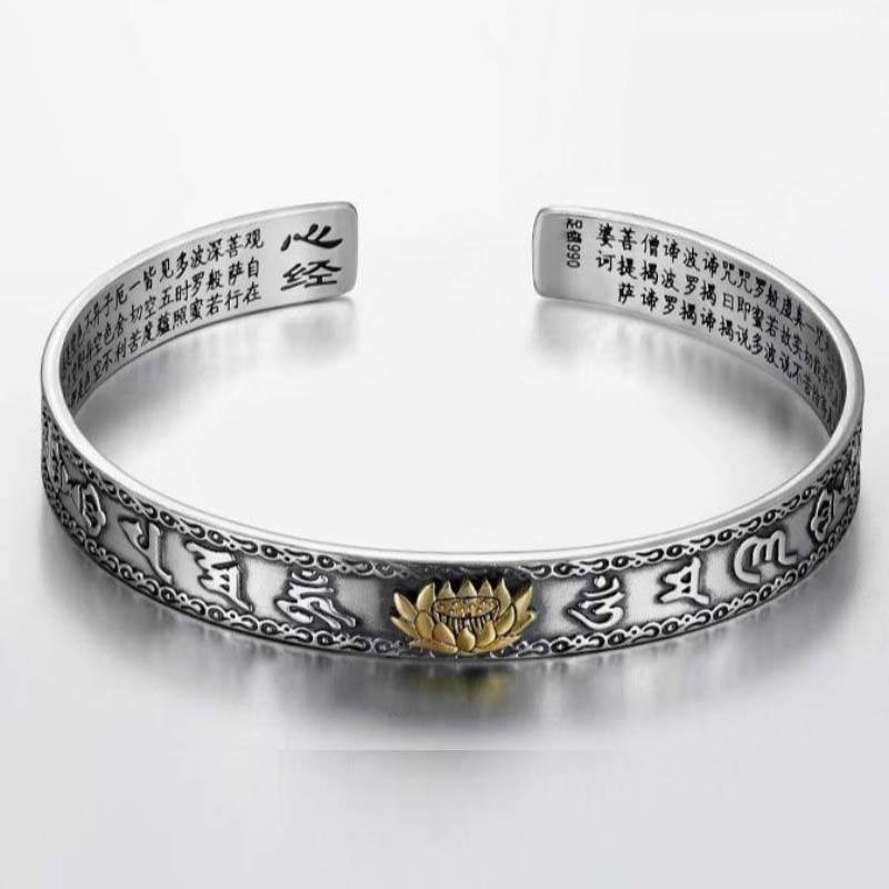 Bracelet porte-bonheur PiXiu en Buddha Stones Feng Shui - Lotus - image 3