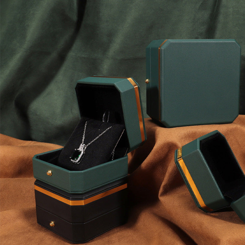 Coffret de rangement pour bijoux Coffret cadeau en cuir PU - image 1