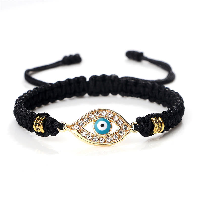 Bracelet en corde avec Buddha Stones pour éloigner le mauvais œil et les mauvais esprits