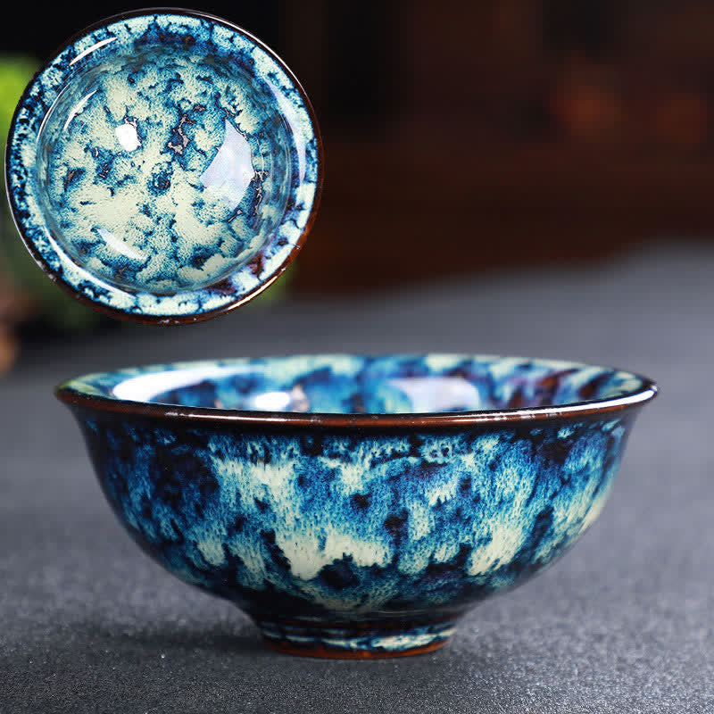 Tasse à thé en céramique colorée avec Buddha Stones pour la maison et le bureau