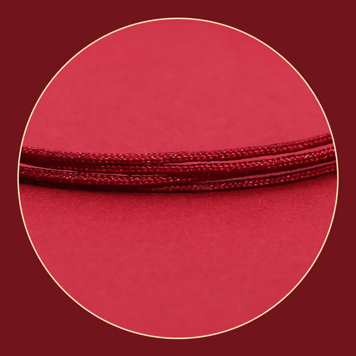 Bracelet tressé en argent sterling 999 avec perles de quartz fraise PiXiu de Buddha Stones pour la richesse et la chance - image 8