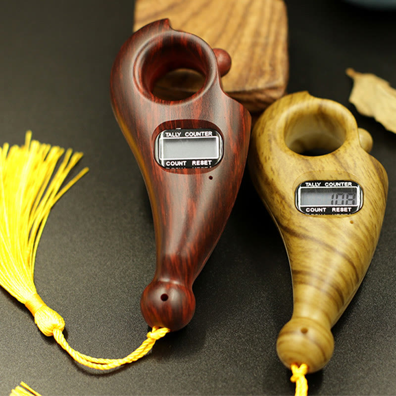 Compteur de perles de prière numérique Bouddha pour prière méditation relaxation doigts actifs