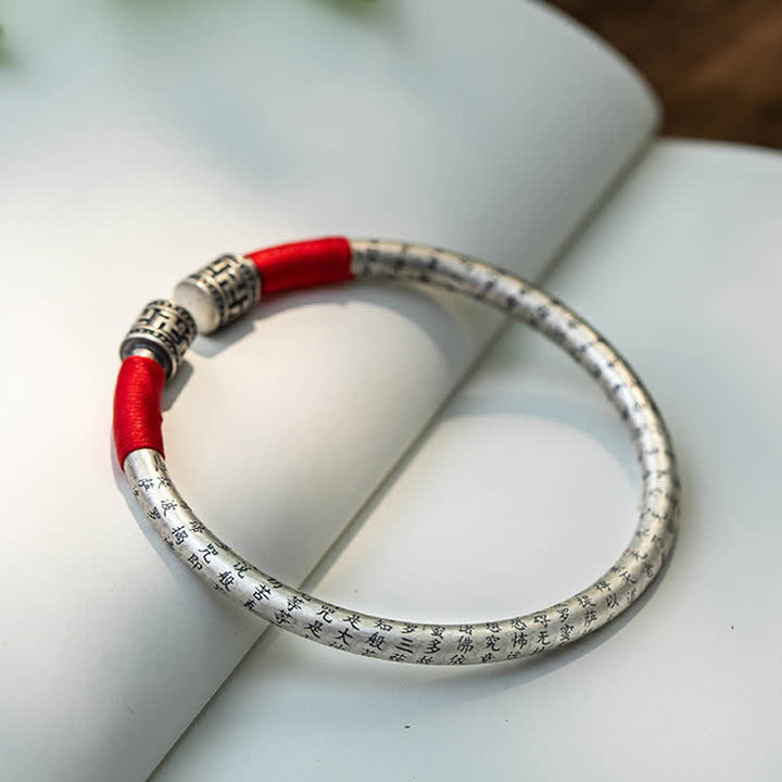 Bracelet en corde rouge porte-bonheur Buddha Stones tibétaines Om Mani Padme Hum