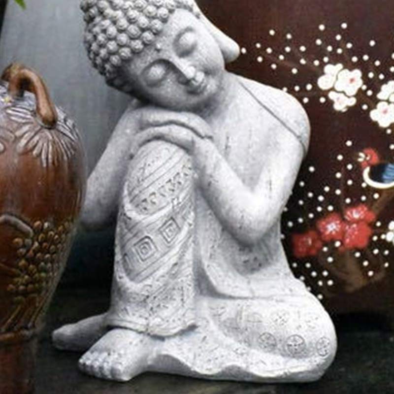 Buddha Stones Méditation tibétaine Bouddha Bénédiction Compassion Sérénité Décoration de la maison - image 7