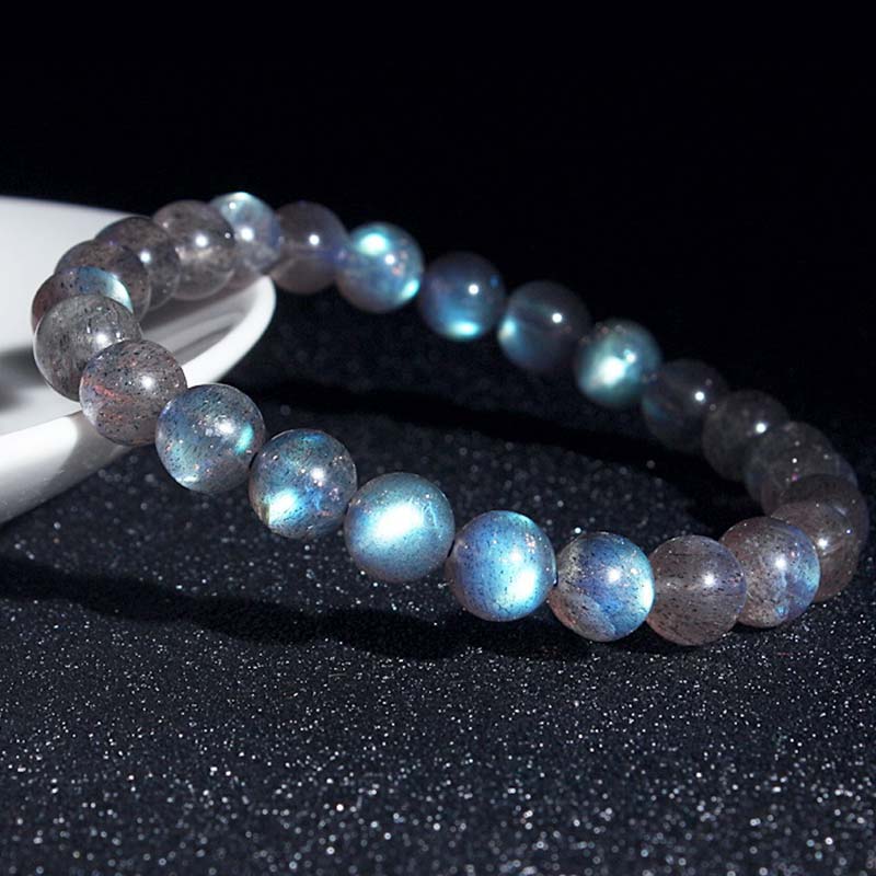 Bracelet de perles de guérison en pierre de lune naturelle Buddha Stones - Pierre de lune - image 1