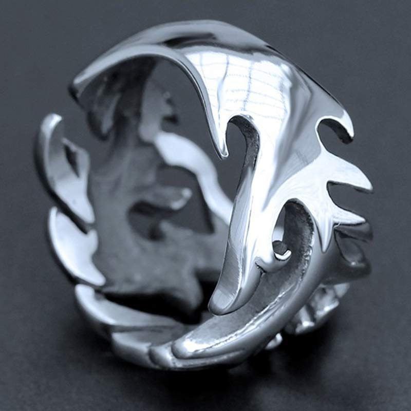 Bague ajustable avec force de protection et motif dragon et Buddha Stones - image 18