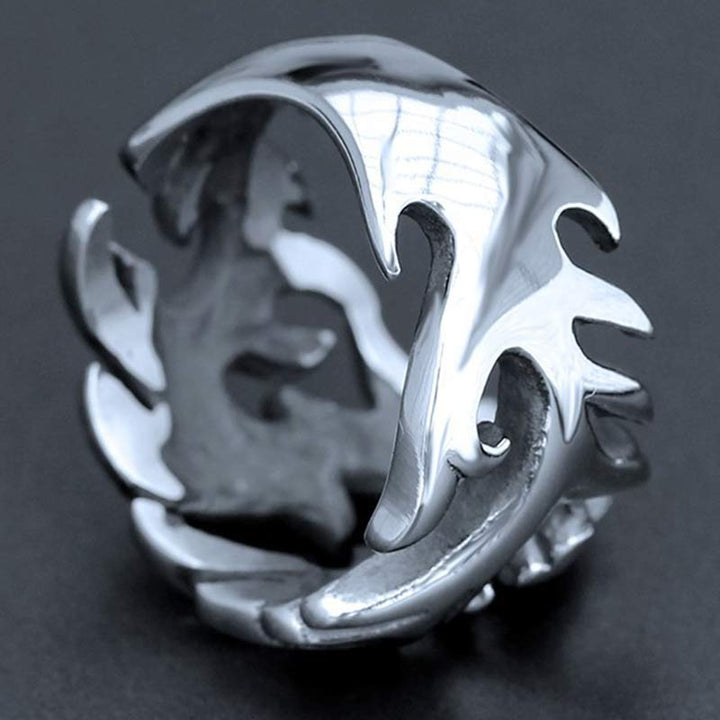 Bague ajustable avec force de protection et motif dragon et Buddha Stones - image 18