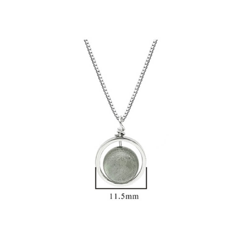 Buddha Stones pendentif rotatif en argent sterling 925 avec pierres de lune et planète d'amour - image 13