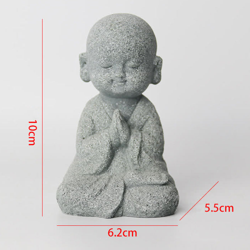 Buddha Stones Méditation Prière Statue de Bouddha Compassion Décoration de la maison