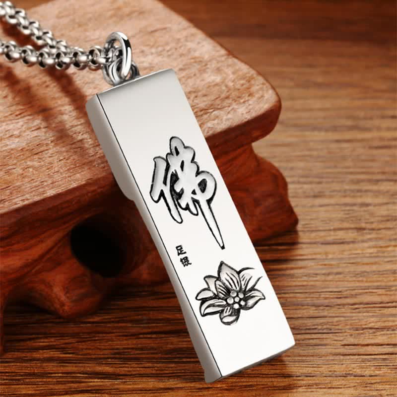 Buddha Stones pendentif porte-bonheur avec amulette de protection et de force du Bouddha Tathagata - image 2