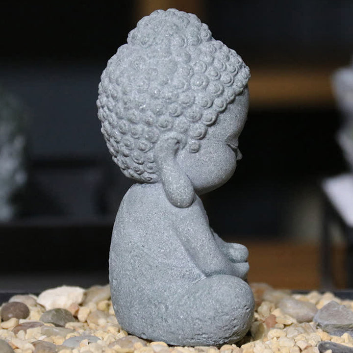 Buddha Stones Méditation Statue de Bouddha Compassion Décoration de la maison - image 3