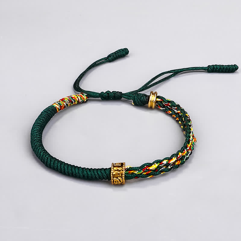 Bracelet de protection et de chance en Buddha Stones Om Mani Padme Hum