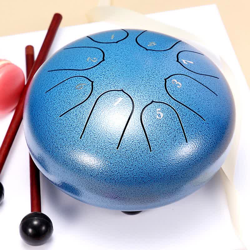 Buddha Stones Kit de batterie de yoga et de méditation avec tambour à langue en acier