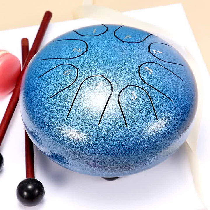 Buddha Stones Kit de batterie de yoga et de méditation avec tambour à langue en acier