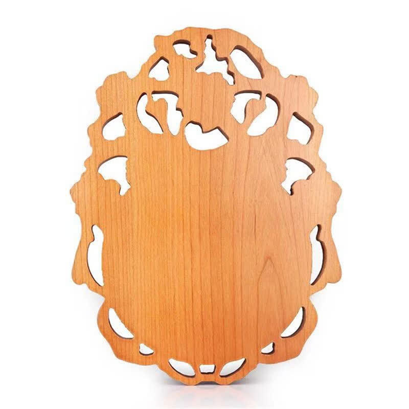 Carte Feng Shui Bagua Bois de pêcher Nœud chinois Carte énergétique d'équilibre - image 5