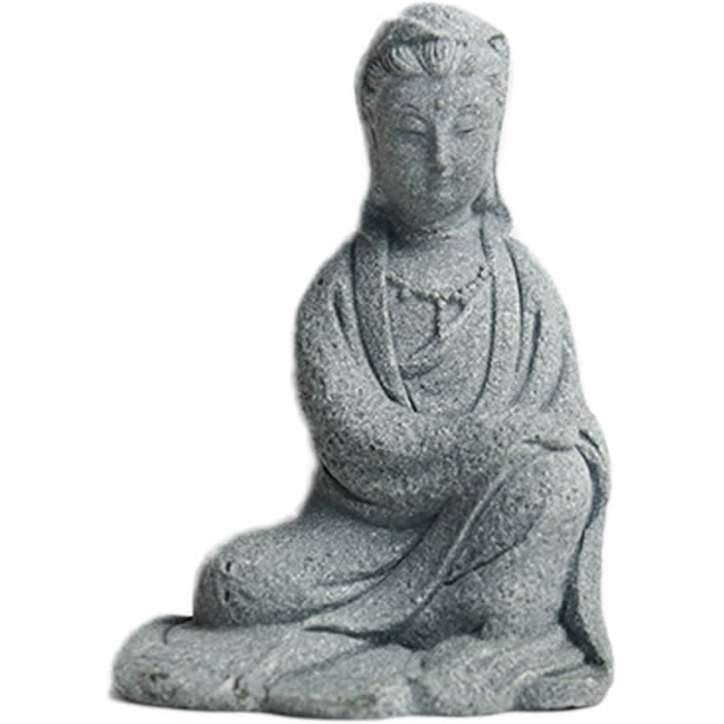 Buddha Stones Statue d'Avalokitesvara Bénédiction Décoration de la maison - image 17