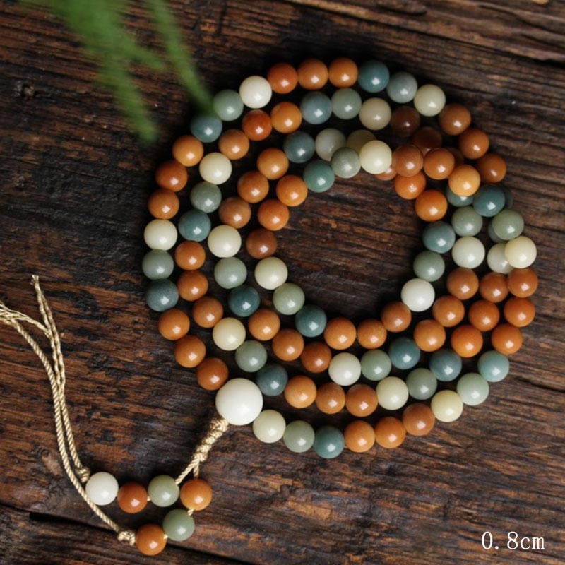 Bracelet Mala Bodhi Seed Harmony Sagesse avec Buddha Stones