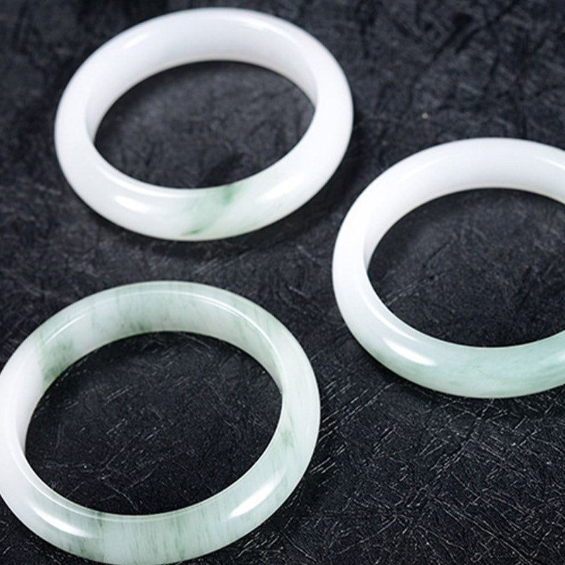 Bracelet de guérison porte-bonheur en jade naturel