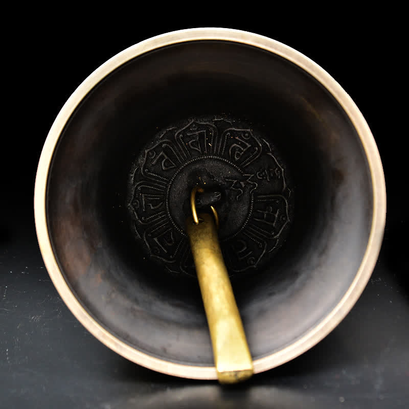 Carillon éolien tibétain gravé en forme de dragon et de Bouddha, cloche en cuivre, décoration murale porte-bonheur - image 5