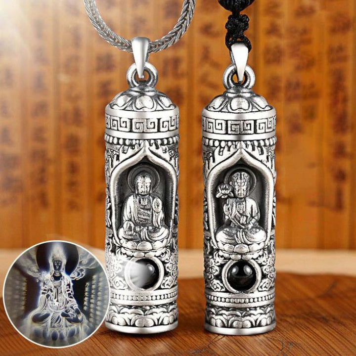 Collier avec pendentif de prospérité et projection de Bouddha du zodiaque chinois - image 15