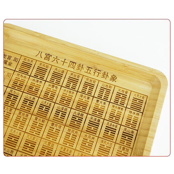 Carte Feng Shui Bambou Bagua Carte Harmonie Énergie