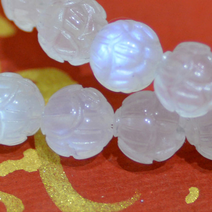 Bracelet Lotus Love en pierre de lune naturelle de Buddha Stones