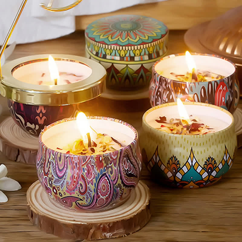 Bougie parfumée à la cire de soja au thé blanc, fleur de gingembre, lavande et gardénia, cadeau pour la famille et les amis - image 14