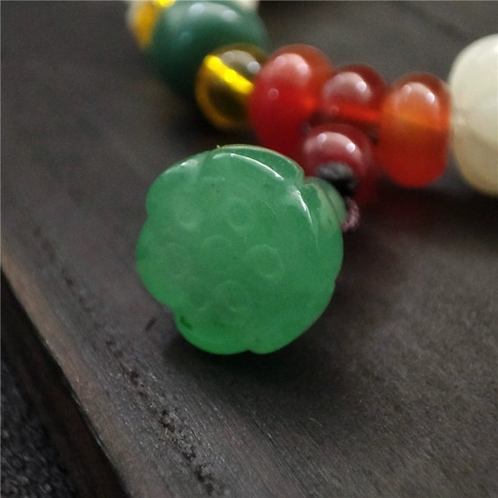 Bracelet Bodhi Harmony en agate de graine de Bodhi naturelle
