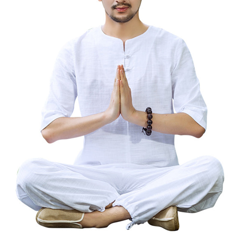 Ensemble de vêtements pour hommes Buddha Stones, méditation, prière, pratique spirituelle zen