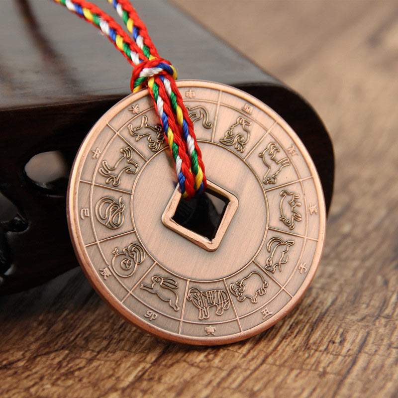Buddha Stones Taoïsme Yin Yang Symbole Protection Pendentif Décoration Amulette