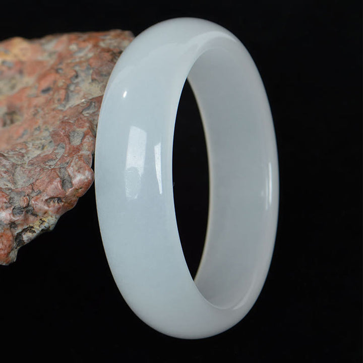 Bracelet porte-bonheur en jade doré et soie naturelle Buddha Stones