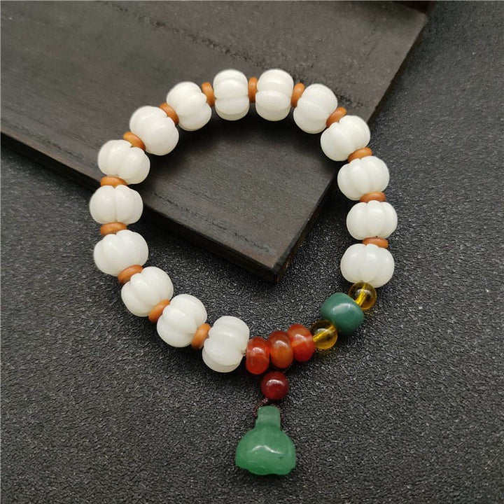 Bracelet Bodhi Harmony en agate de graine de Bodhi naturelle