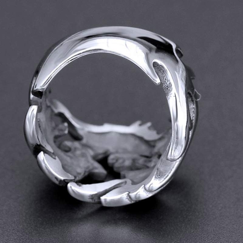 Bague ajustable avec force de protection et motif dragon et Buddha Stones - image 19