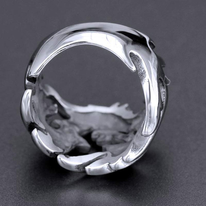 Bague ajustable avec force de protection et motif dragon et Buddha Stones - image 19