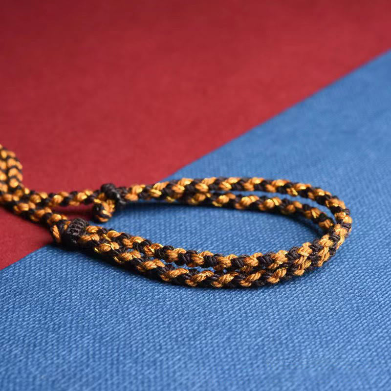 Collier pendentif en corde avec nœud King Kong tibétain fait à la main en Buddha Stones Om Mani Padme Hum - image 7
