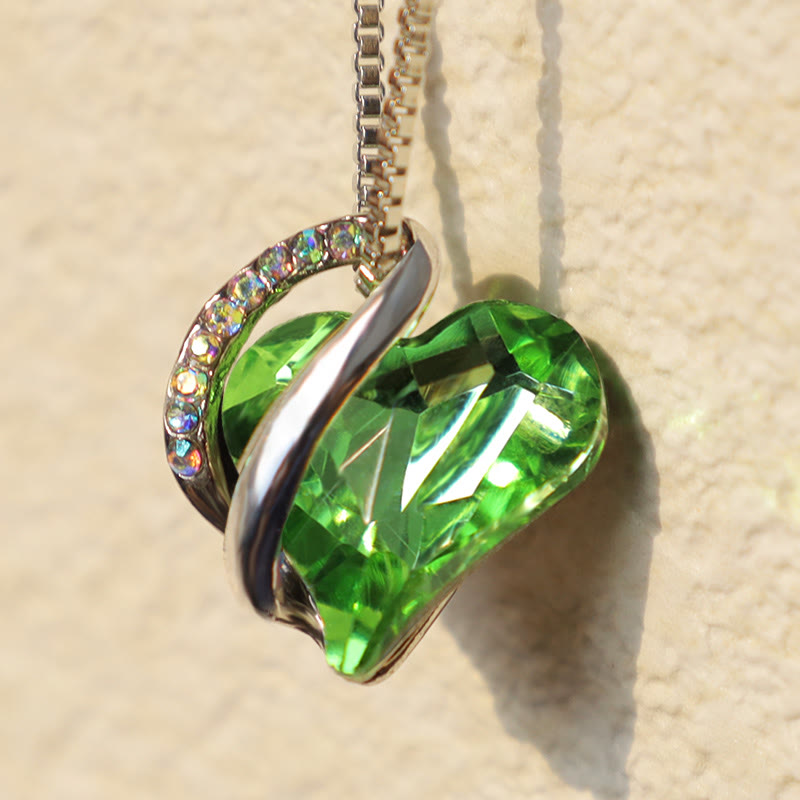 Collier pendentif énergie de guérison pierre de naissance coeur amour Buddha Stones
