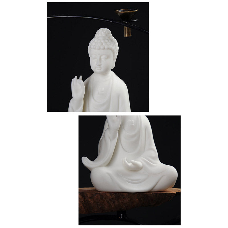 Décoration LED en céramique avec bénédiction du Bouddha Avalokitesvara Ksitigarbha Bodhisattva - image 5