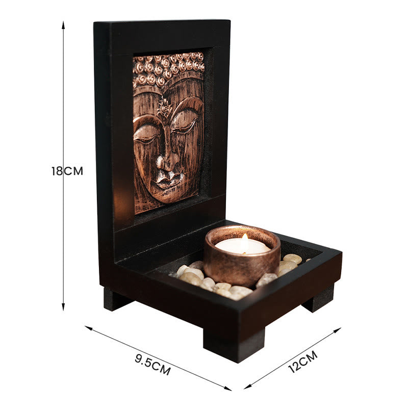 Buddha Stones Bouddha Compassion Sérénité Maison Prière Autel Décoration Zen - image 9